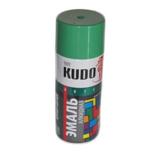 Эмаль-аэрозоль Kudo KU-10081 универсальная зеленая 520 мл
