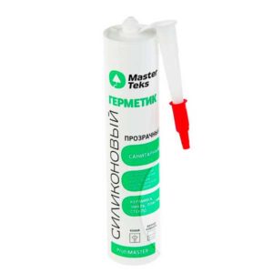 Герметик силиконовый санитарный MasterTeks PM прозрачный 290 мл