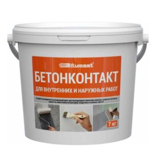 Грунт бетоноконтакт Bitumast 7 кг