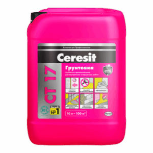 Грунтовка Ceresit СТ17 глубокого проникновения 10 л
