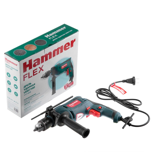 Дрель ударная Hammer UDD710D — изображение 4