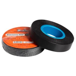 Изолента ПВХ чёрная 12 мм 15 м