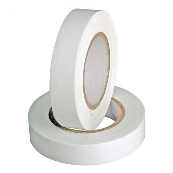 Изолента ПВХ белая 19 мм 20 м