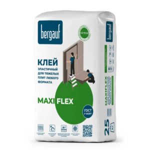 Клей для тяжелых плит Bergauf Maxiflex 25 кг