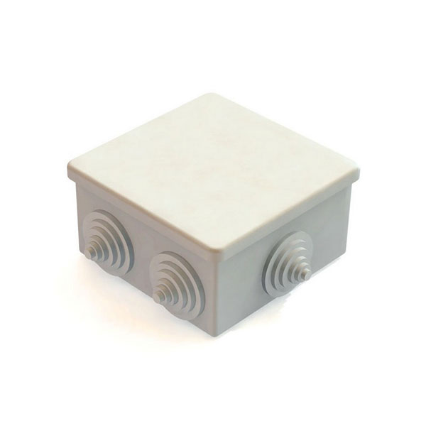 Коробка распределительная Greenel 85х85х40 для наружного монтажа 6 вводов IP44