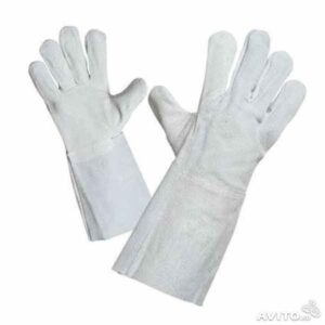 Краги спилковые сварщика пятипалые