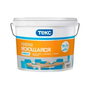 Краска в/д Текс Универсал моющаяся белая основа А 1.9 л