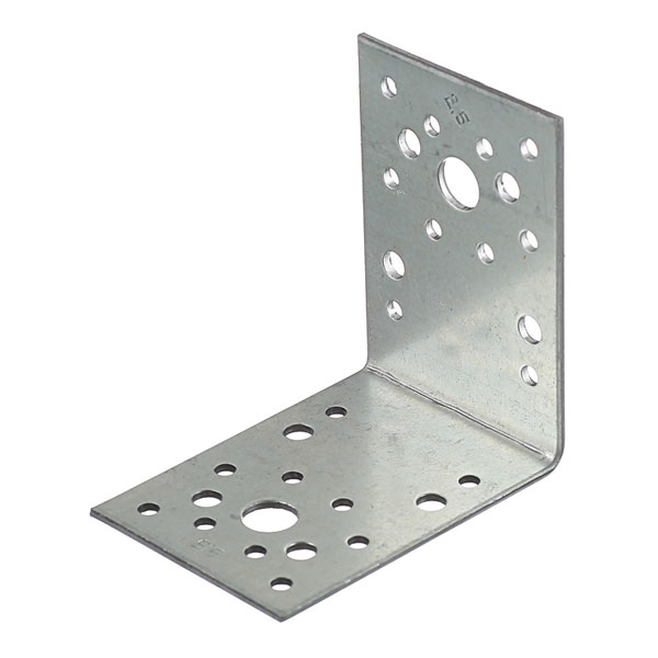 Крепежный уголок оцинкованный 90х90х65х2 мм
