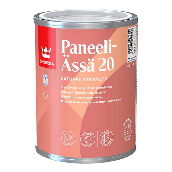 Лак интерьерный Tikkurila Paneeli-Assa Expert 0,9 л полуматовый