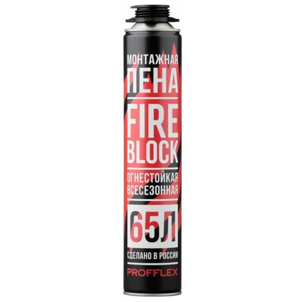 Пена противопожарная Profflex Fire Block 850 мл