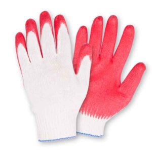 Перчатки с латексным покрытием Одинарный облив