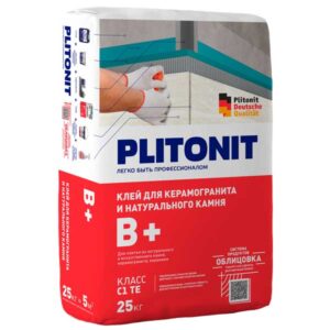 Плиточный клей Плитонит В+ 25 кг