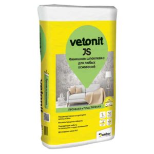 Шпаклевка финишная Weber.Vetonit JS 20 кг