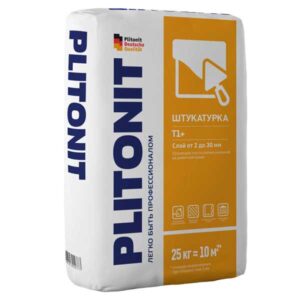 Штукатурка цементная Плитонит Т1+ 25 кг